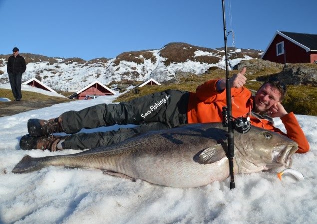 Мировой рекорд - Треска 47 кг на базе Soroya Havfiskesenter Михаэл Эйзел (Michael Eisele)1